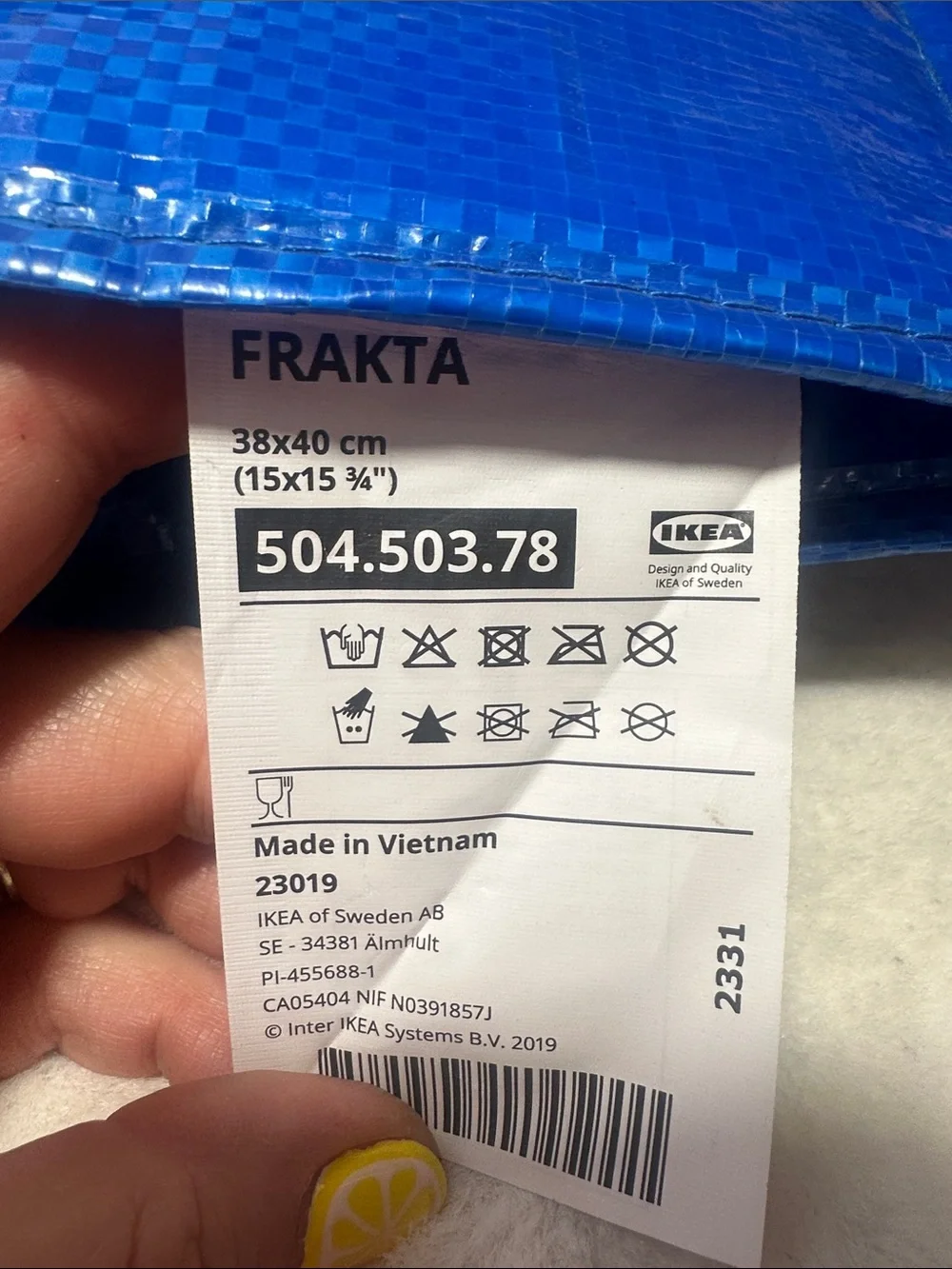 IKEA insulated cooler bag